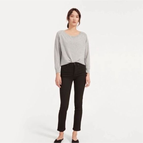Everlane Gray Scoop Neck Knit Sweater Size XS - Picture 9 of 9